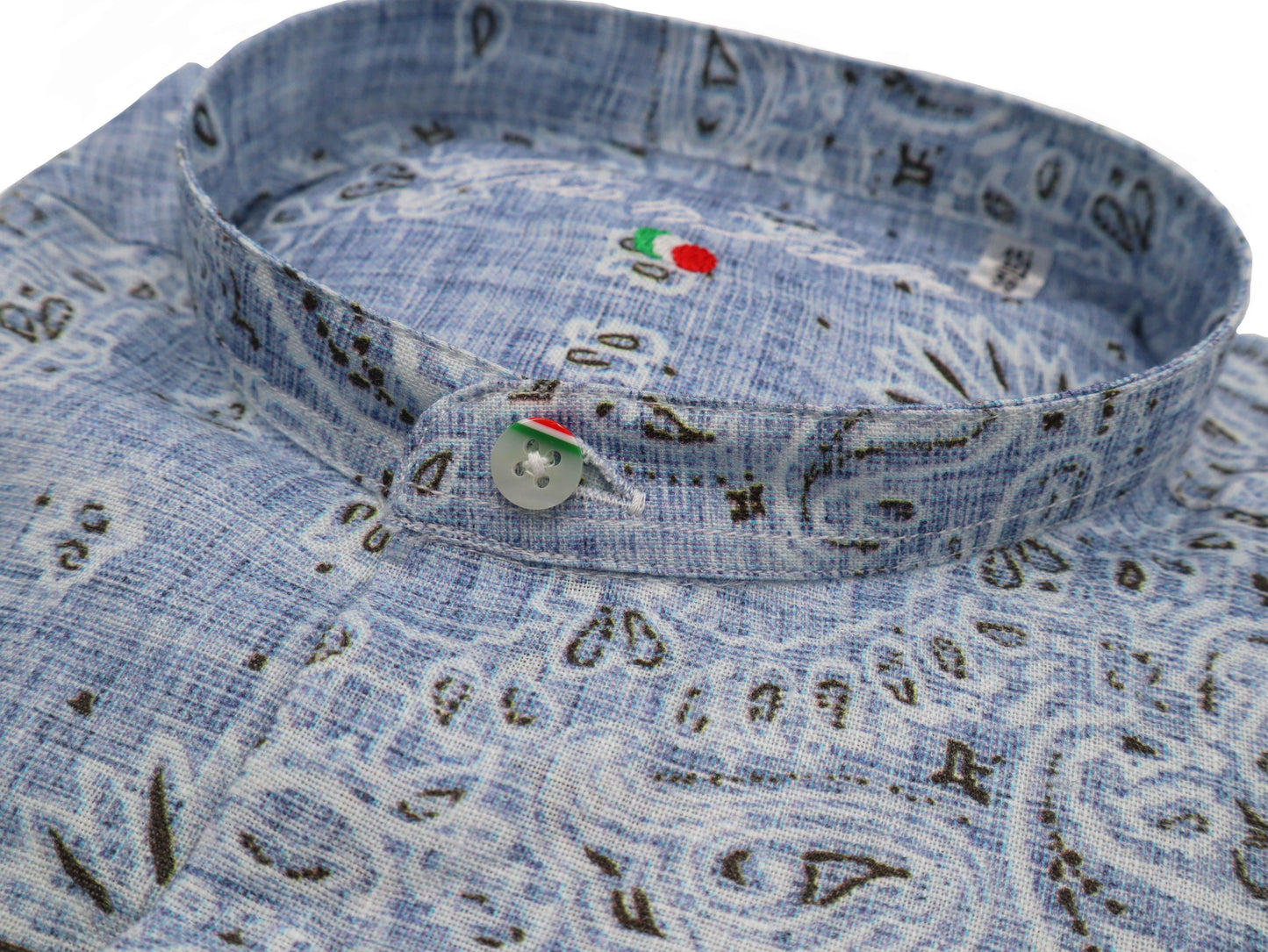 Paisley shirt in linen 