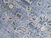 Paisley shirt in linen 