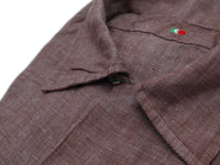 Camicia maniche corte in lino