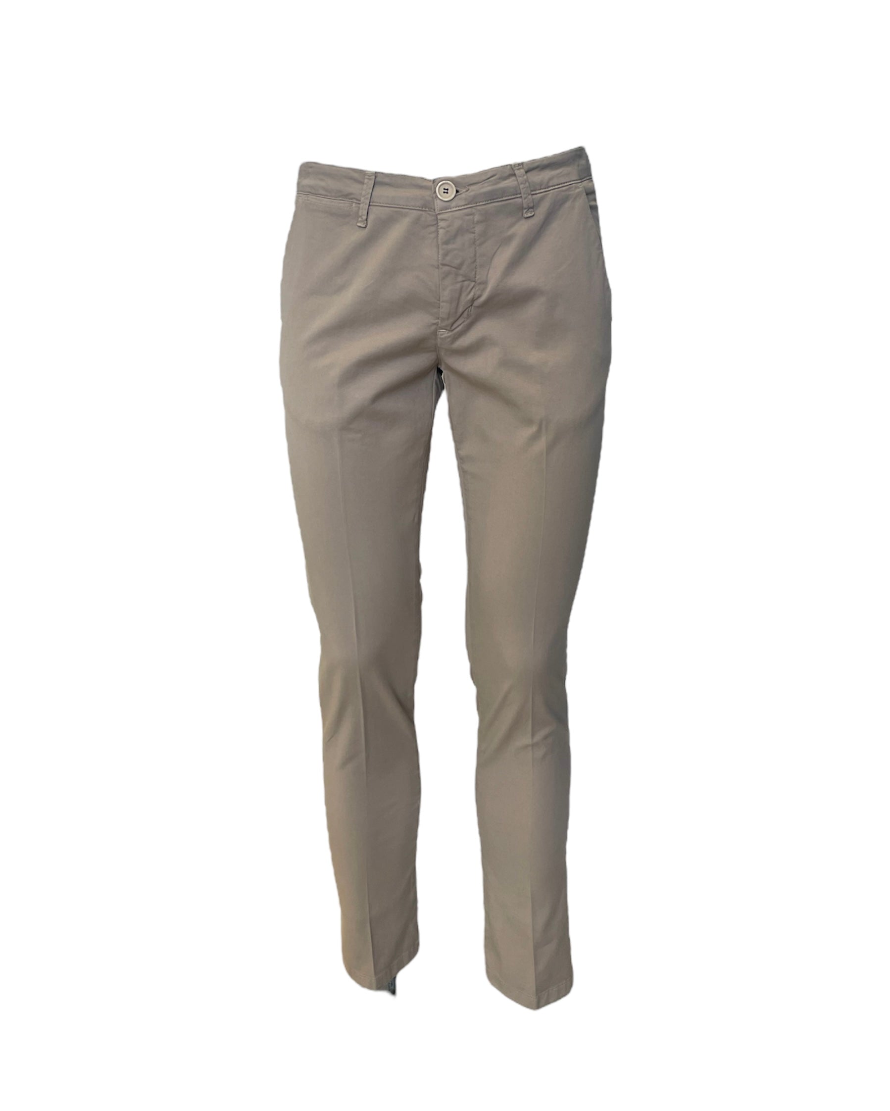 Solid color trousers 