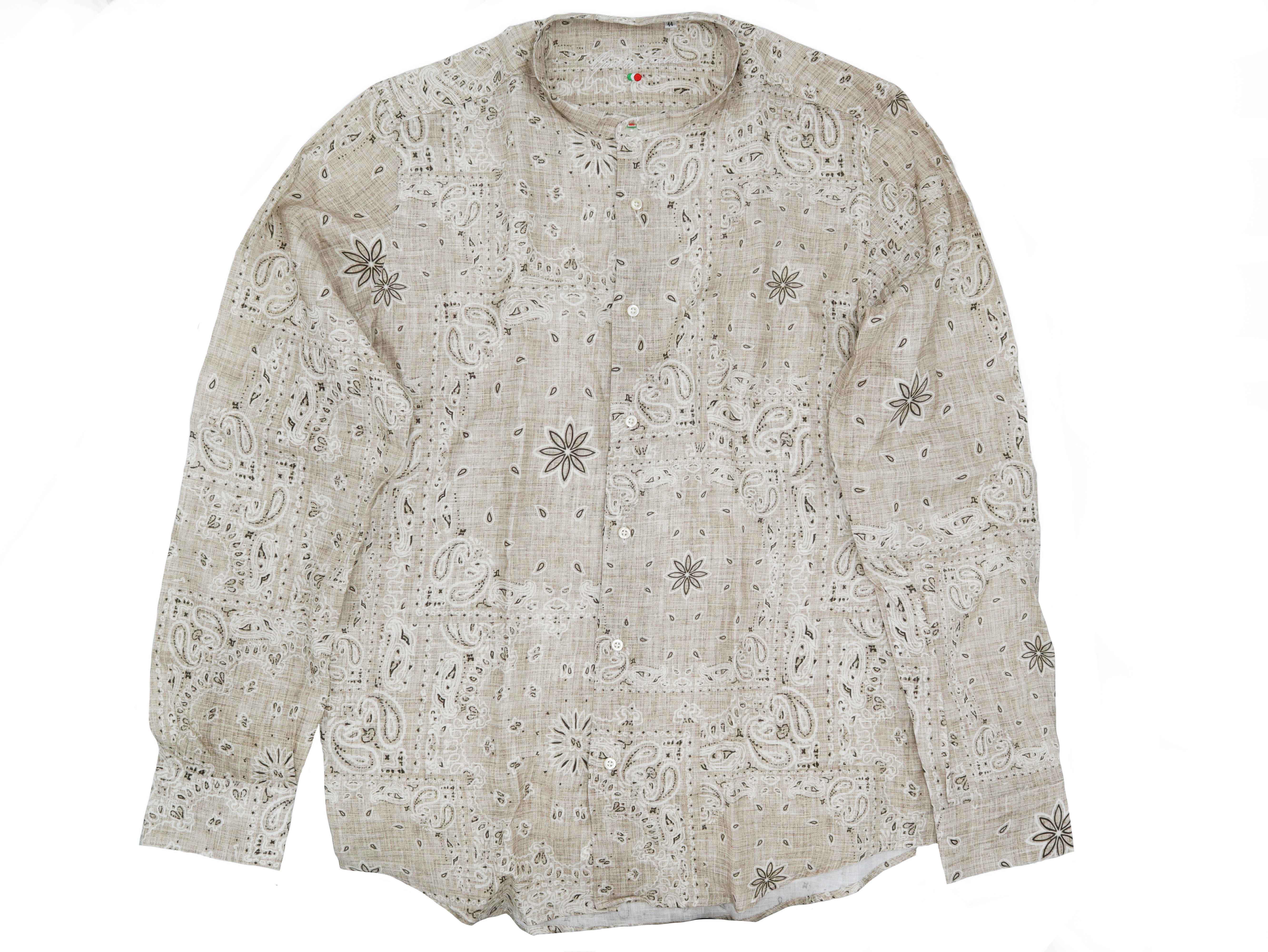 Paisley shirt in linen 