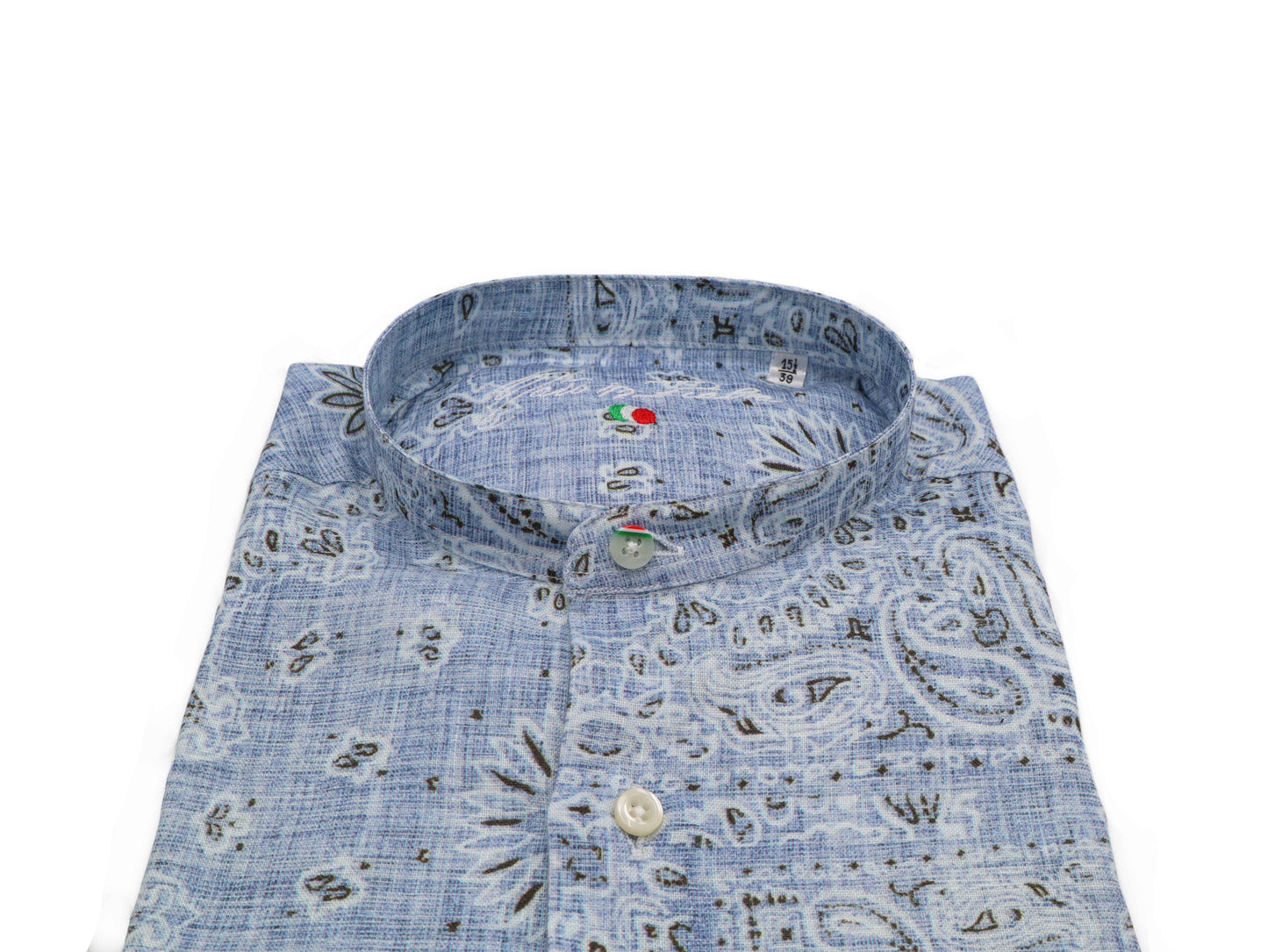 Paisley shirt in linen 